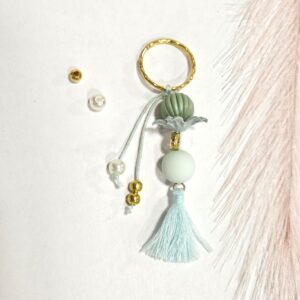 Μαρτυρικό Μπρελόκ Μέντα Λουλούδι Επιχρυσωμένο – Χειροποίητο Σετ 50 τμχ