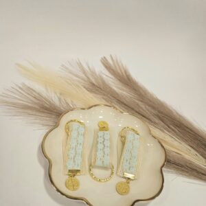 Μαρτυρικό Μπρελόκ Γαλάζιο με Κωνσταντινάτο – Χειροποίητο Σετ 50 τμχ