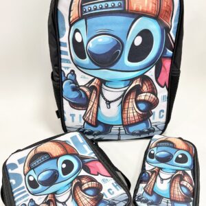Σχολικό Σετ Stitch Street Style – Σακίδιο, Κασετίνα & Τσαντάκι Ώμου