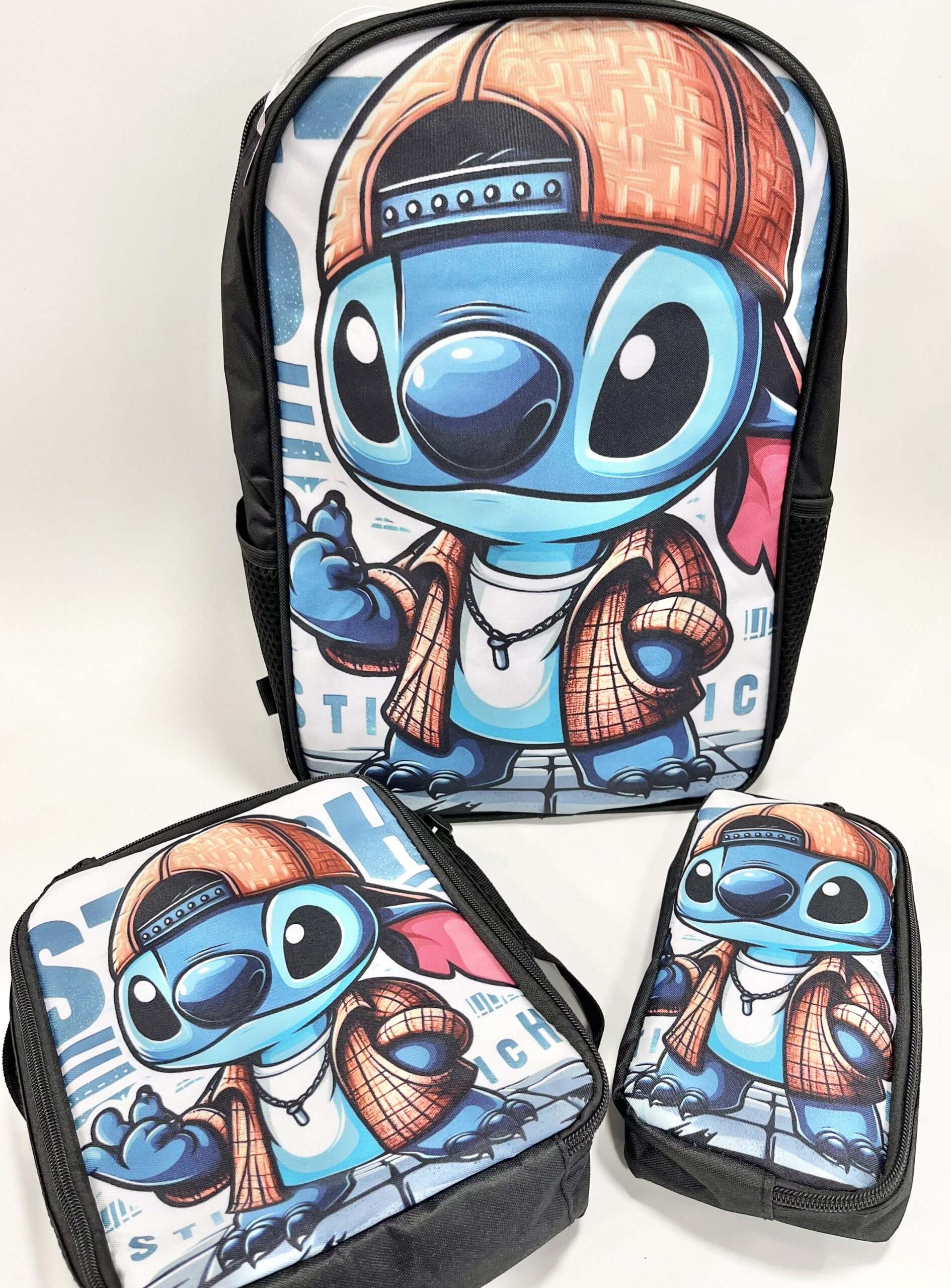 Σχολικό Σετ Stitch Street Style – Σακίδιο, Κασετίνα & Τσαντάκι Ώμου