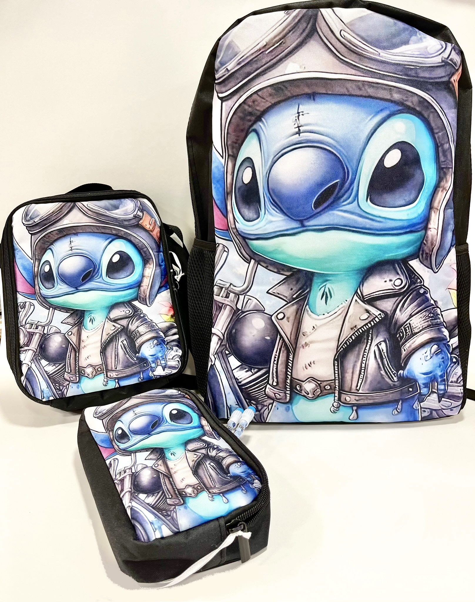 Σχολικό Σετ Stitch – Σακίδιο, Κασετίνα & Τσαντάκι Ώμου