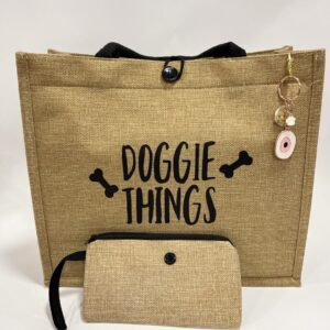 Doggie Things, Τσάντα από Λινάτσα με κουμπί