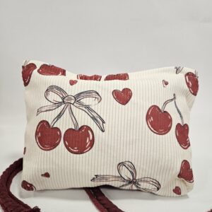 Νεσεσέρ Υφασμάτινο με Κεράσια & Φιόγκους