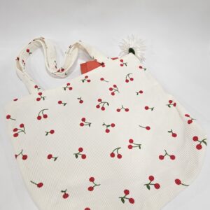 Tote bag “Cherry”, Υφασμάτινη