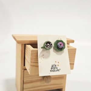 Σκουλαρίκια “Coffee Break Green”