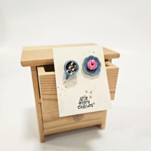 Σκουλαρίκια “Coffee Break Blue”