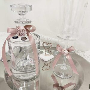 Σετ ποτήρι και καράφα γάμου κρυστάλλινα Βοημίας