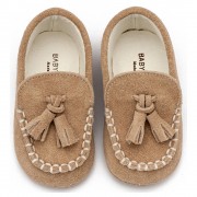 Babywalker Καστόρινο loafer με φουντάκια - Image 3