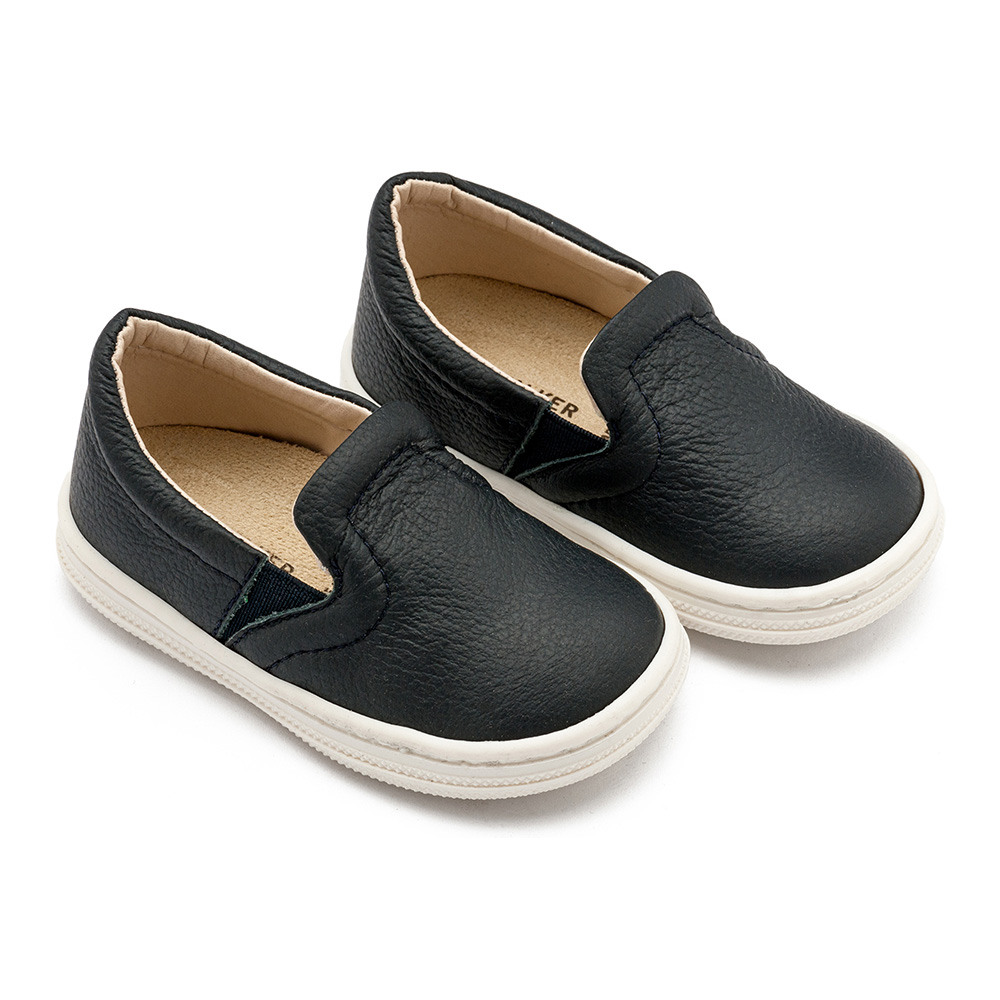 Babywalker Δερμάτινο σταμπωτό Loafer