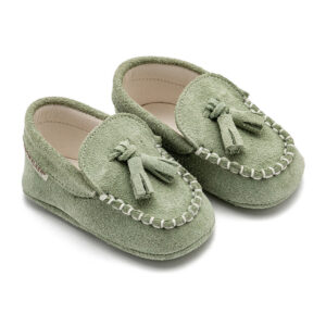 Babywalker Καστόρινο loafer με φουντάκια