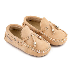 Babywalker Καστόρινο δετό μοκασίνι