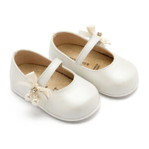 Babywalker Δερμάτινο γοβάκι μονή μπαρέτα