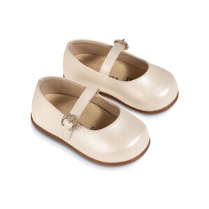 Babywalker Δερμάτινο γοβάκι μονή μπαρέτα