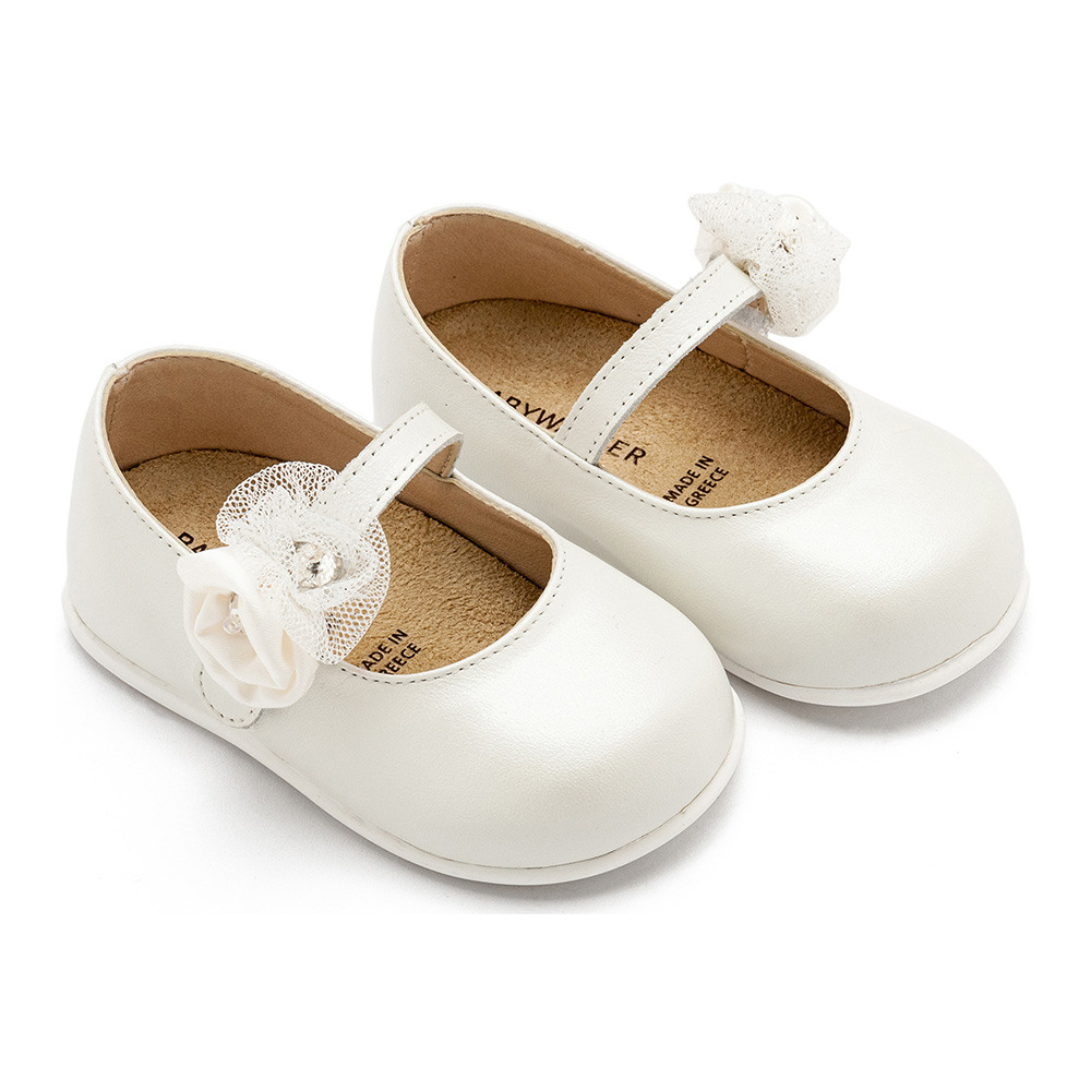 Babywalker Δερμάτινο γοβάκι μονή μπαρέτα