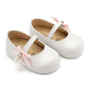 Babywalker Δερμάτινο γοβάκι μονή μπαρέτα