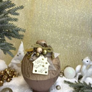 Χειροποίητος Κεραμικός Κουμπαράς - Μόκκα