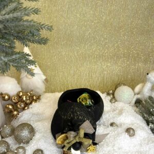 Χειροποίητο Κεραμικό Ρόδι Φοντανιέρα - Μαύρο