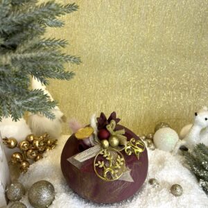 Χειροποιητο Κεραμικο Ροδι - Bordeaux