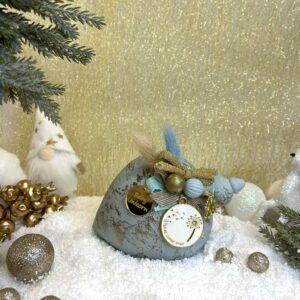 Χειροποίητη Κεραμική Σβούρα - Misty Teal