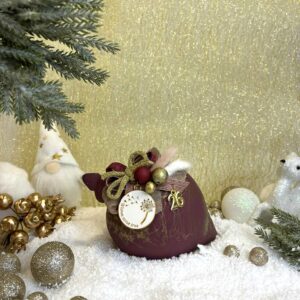 Χειροποίητη Κεραμική Σβούρα - Bordeaux