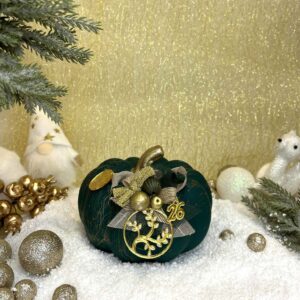 Κεραμική κολοκύθα γούρι - Κυπαρισσί