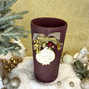 Χειροποίητο Κεραμικό Βάζο - Bordeaux