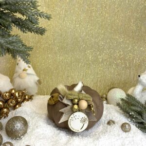 Κεραμική κολοκύθα γούρι - Μόκκα