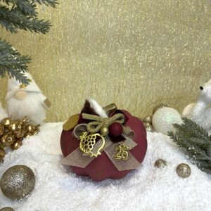 Κεραμική κολοκύθα γούρι - Cherry orchant