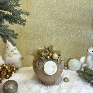 Χειροποίητος Κεραμικός Κουμπαράς - Πούδρα