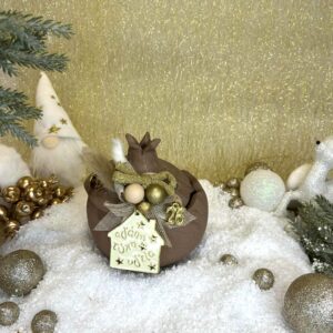 Χειροποίητο Κεραμικό Ρόδι Φοντανιέρα - Μόκκα