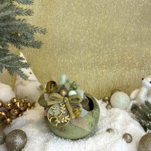 Χειροποίητο Κεραμικό Ρόδι Φοντανιέρα - Olive