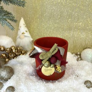 Χειροποίητο Κεραμικό Κασπώ - Κόκκινο