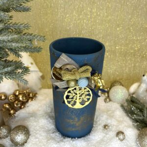 Χειροποίητο Κεραμικό Βάζο -  Μπλε