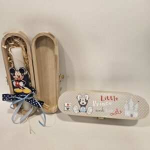 ΠΑΣΧΑΛΙΝΗ ΛΑΜΠΑΔΑ Disney Mickey Prince ΣΕ ΞΥΛΙΝΗ ΚΑΣΕΤΙΝΑ